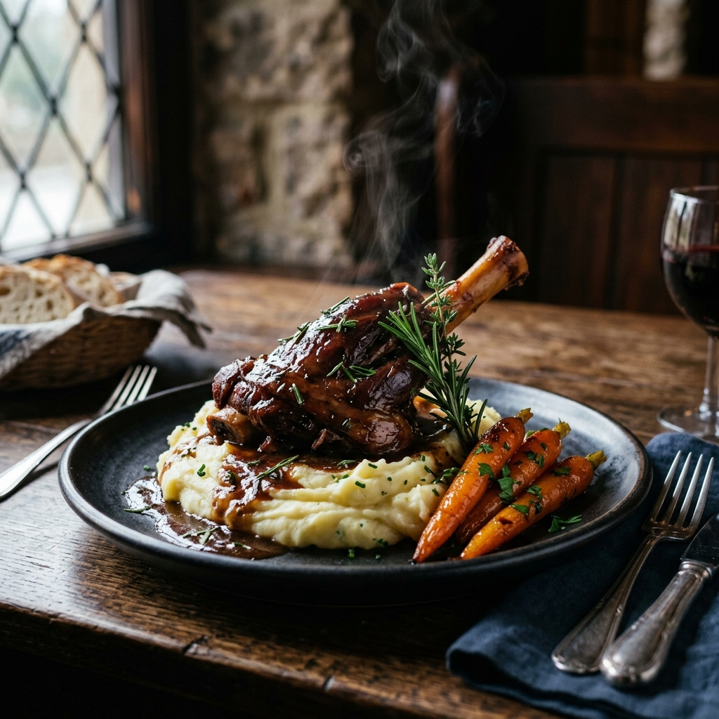 Slow-Braised Lamb Shanks