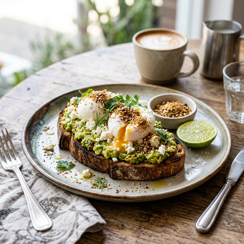 Smashed Avocado on Sourdough